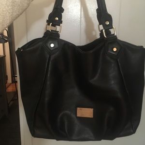 SOLD Jacobs francesca leather black tote bag purse